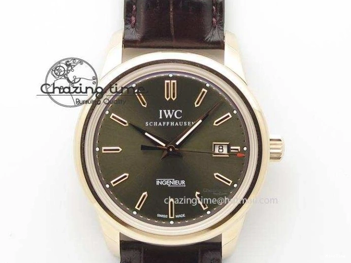 MIROTIME 0504 Pilot Chrono SS 3878 Gray Dial on Brown Leather Strap A Resilient 7395